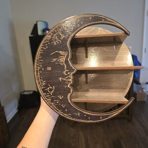 Lunar Design Wall Shelf - Black